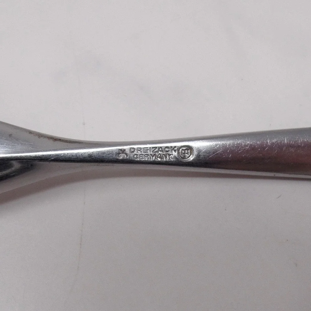 Vintage Wusthof Dreizack Pamir Stainless Steel MCM Flatware, Salad Fork